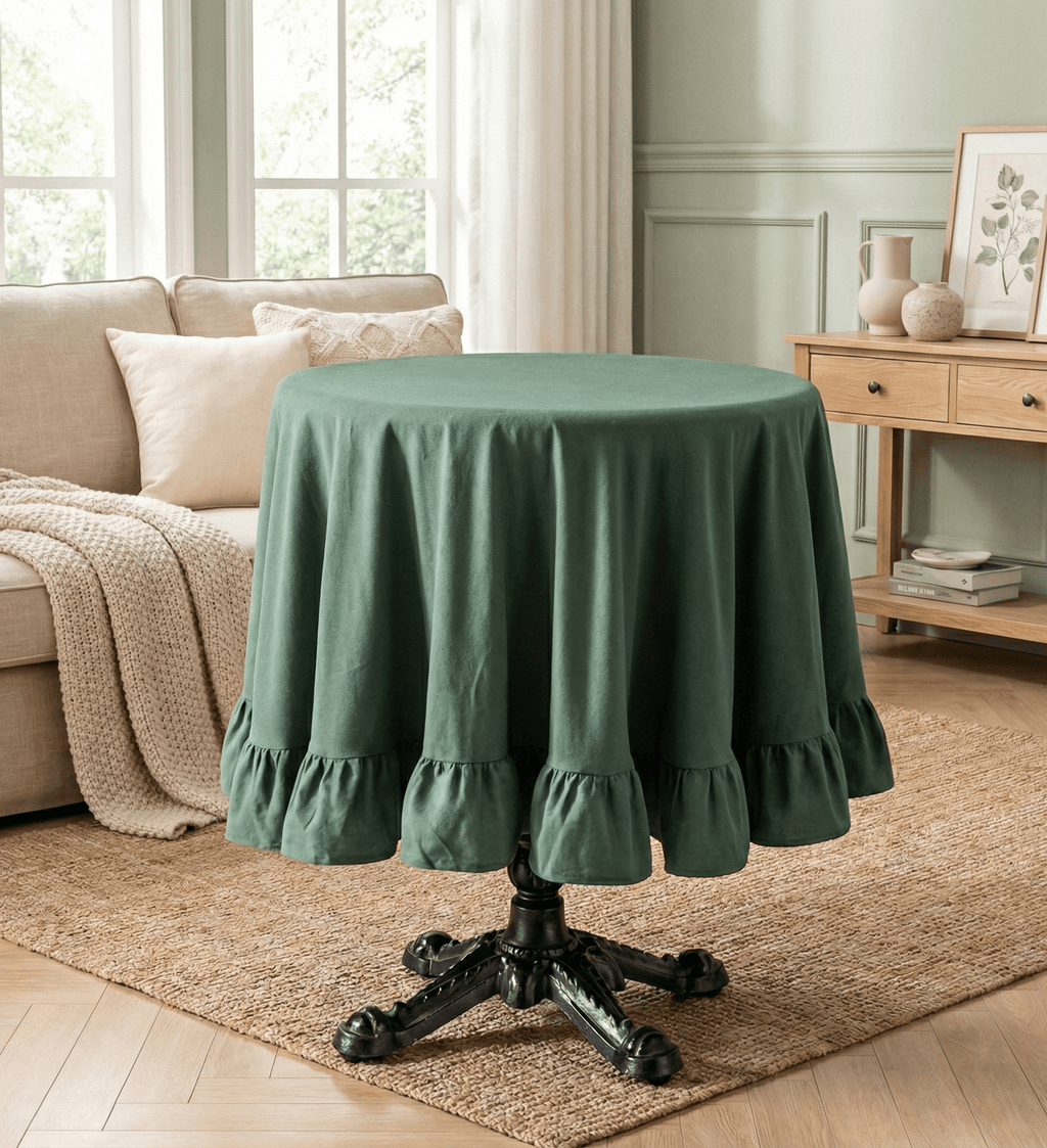 Nappe de table ronde | Forest Ruffle
