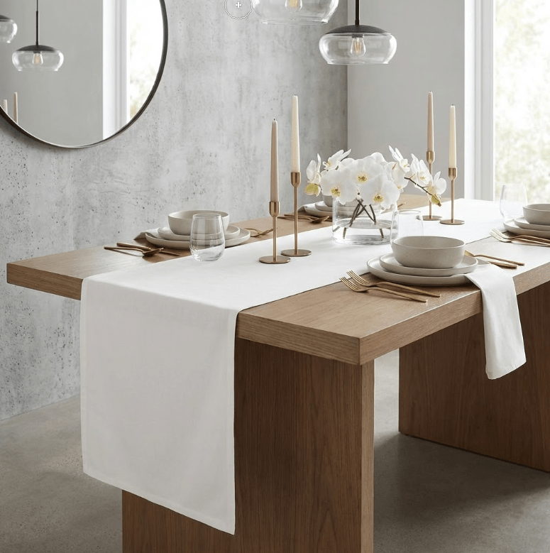 Chemin de table tissé | Colombe