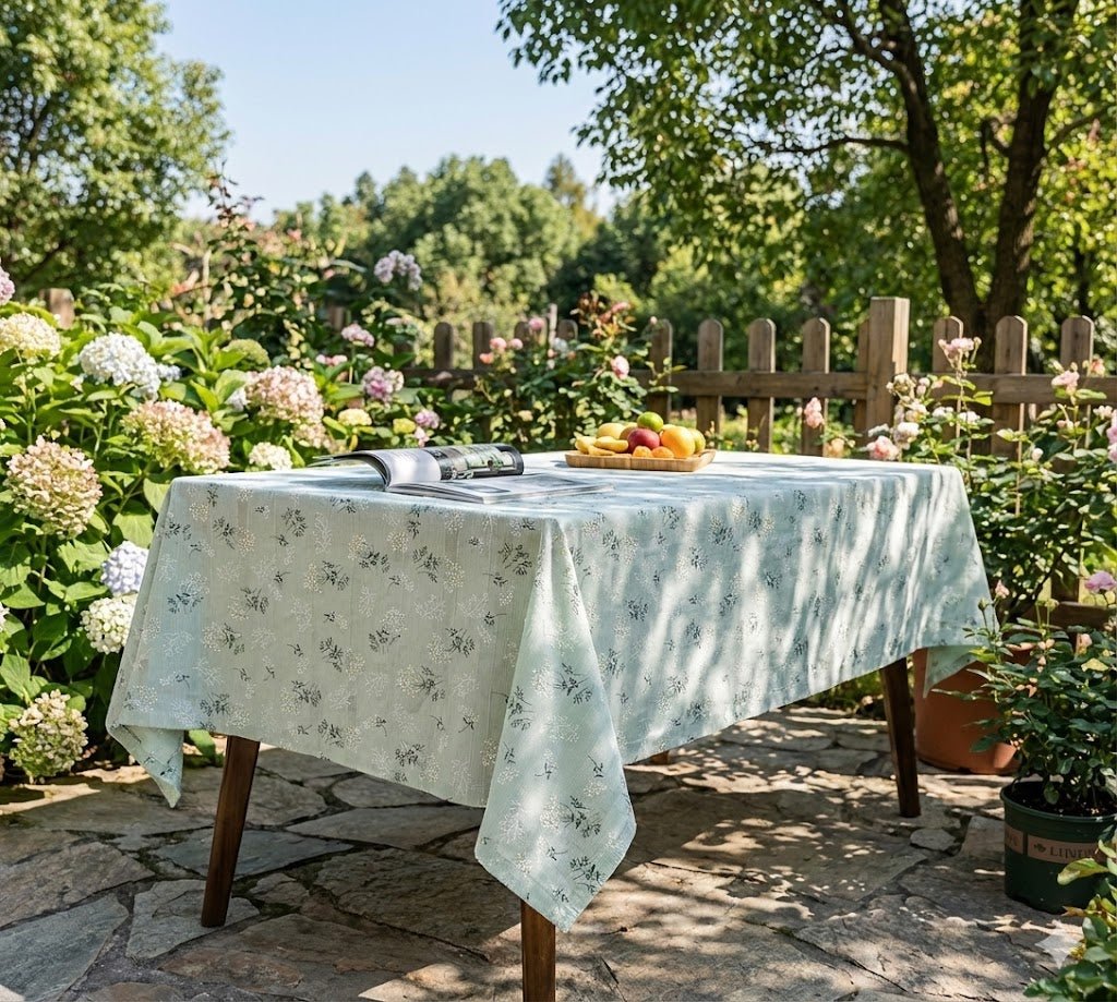 Nappe de table en coton Sauge | Yarrow
