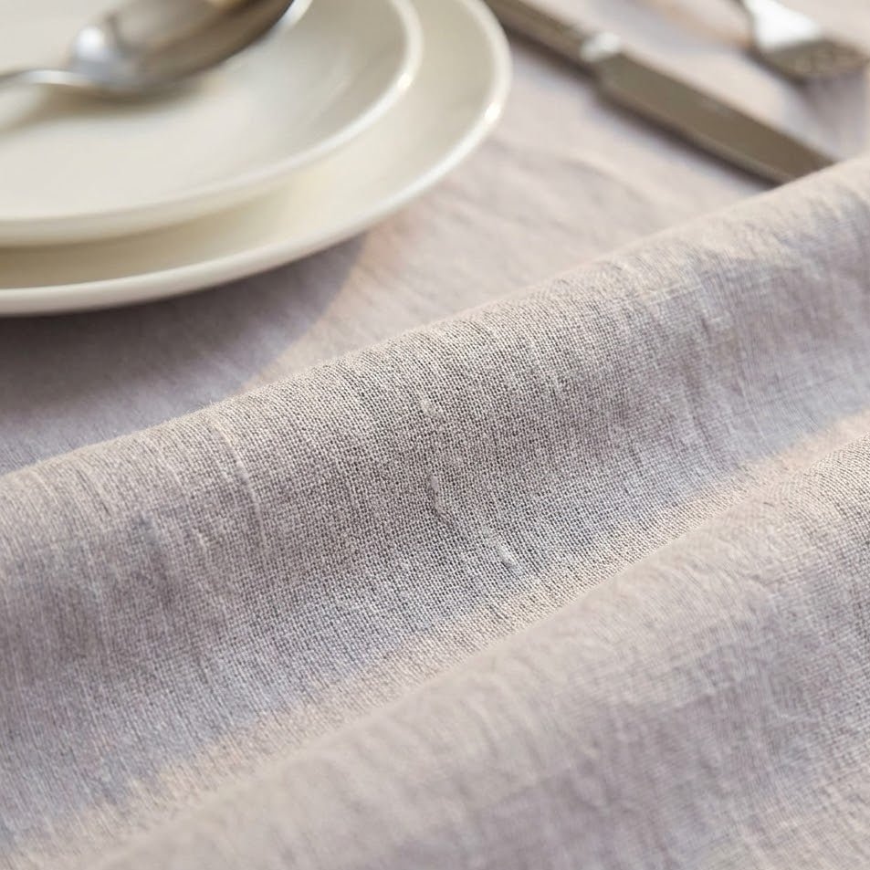 Nappe de table rectangulaire | Dove grey