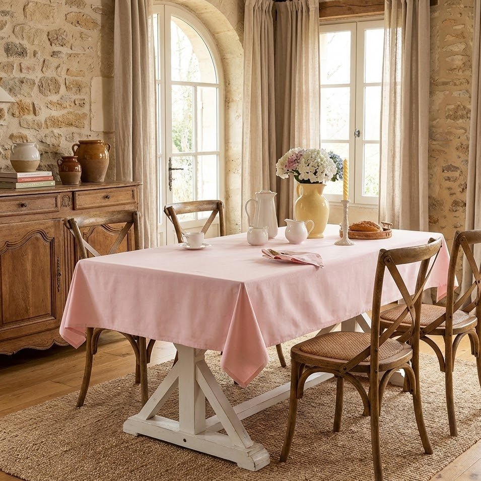 Nappe de table rectangulaire | Blush Pletal