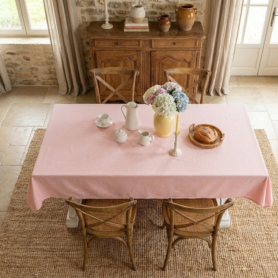 Nappe de table rectangulaire | Blush Pletal