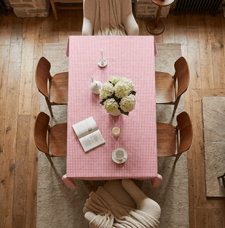 Nappe de table rectangulaire Vichy