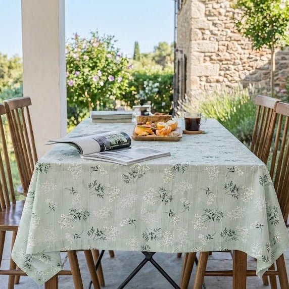 Nappe de table en coton Sauge | Yarrow
